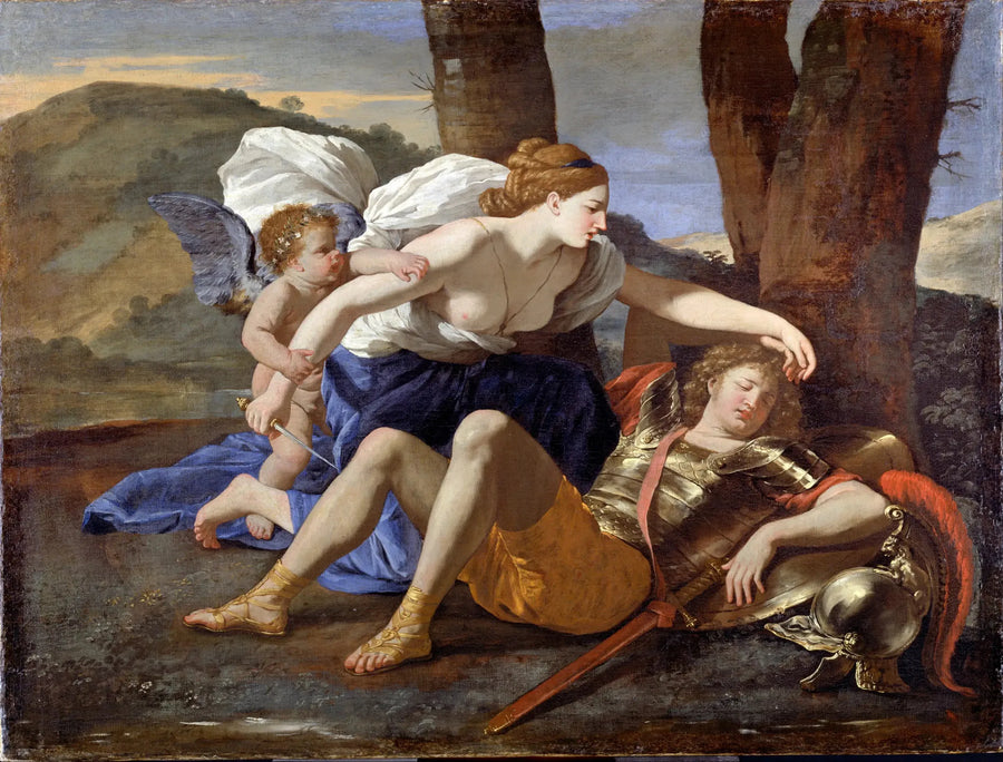 Renaud und Armide - Nicolas Poussin