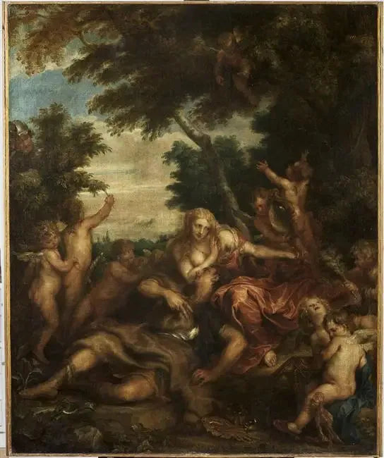 Renaud und die Zauberin Armide - Antoine van Dyck