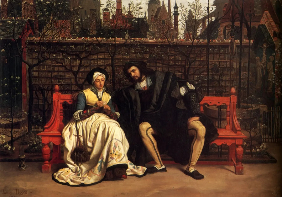 Begegnung von Faust und Marguerite - James Tissot