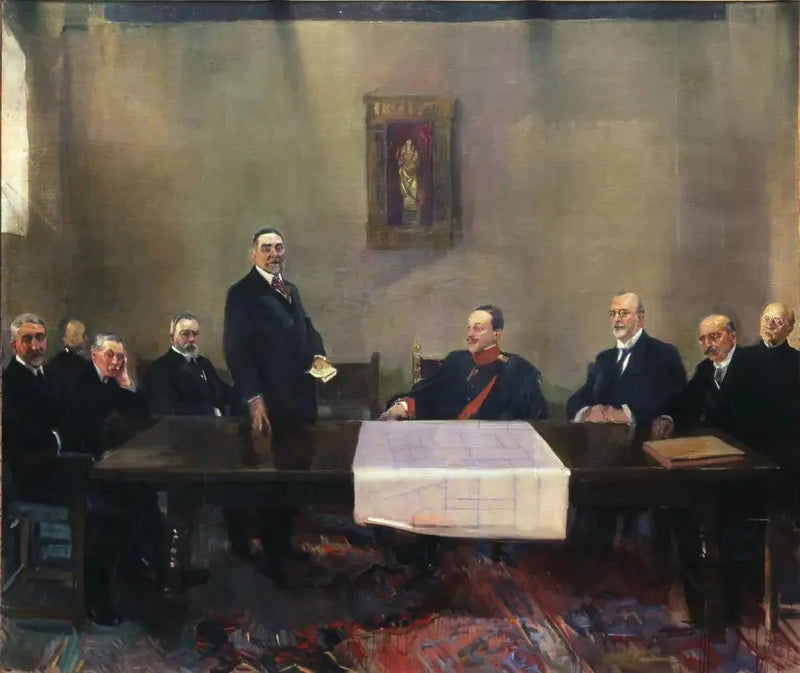 Begegnung des Patronats des Casa-Museo de El Greco, Toledo - Joaquín Sorolla