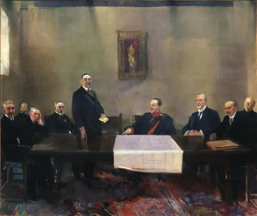 Begegnung des Patronats des Casa-Museo de El Greco, Toledo - Joaquín Sorolla