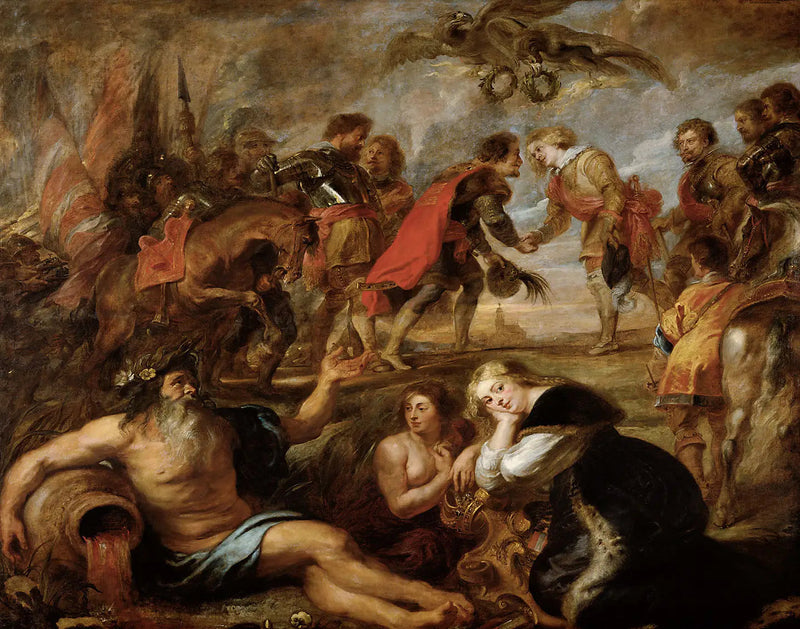 Begegnung von König Ferdinand und dem Kardinal-Infanten Ferdinand in Nördlingen - Peter Paul Rubens