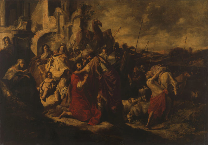 La rencontre entre Jacob et Ésaü - Jacob Hogers