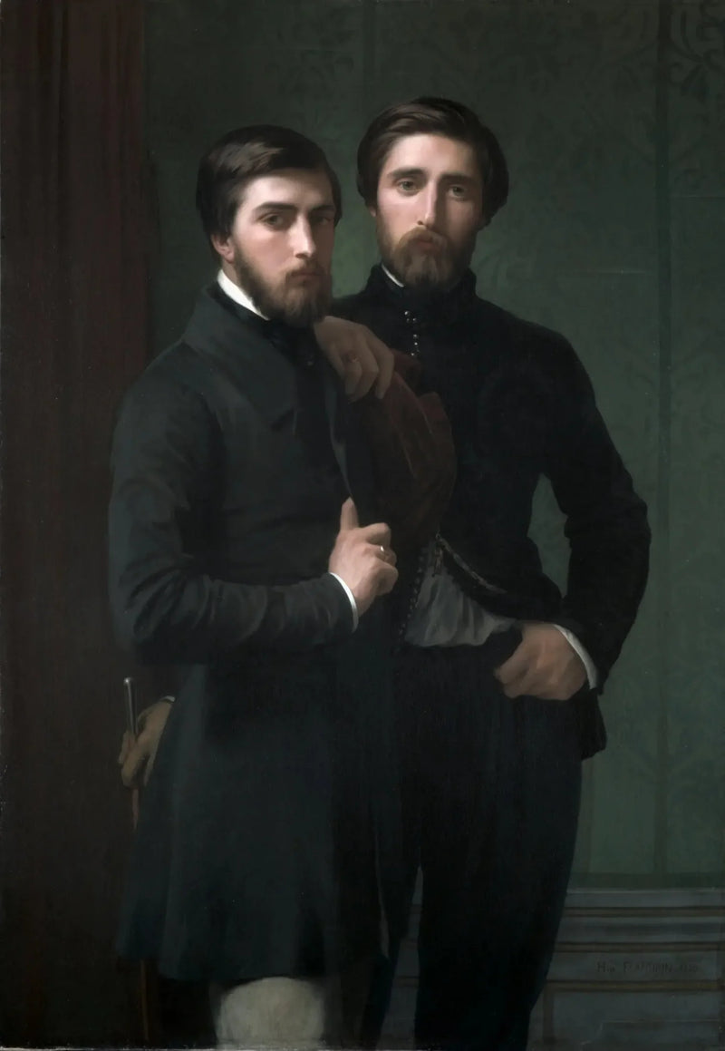 René-Charles Dassy und sein Bruder Jean-Baptiste-Claude-Amédé Dassy - Hippolyte Flandrin