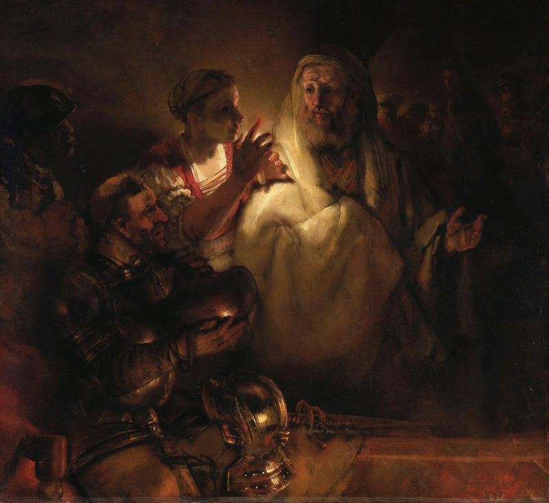 Die Verleugnung des heiligen Petrus - Rembrandt