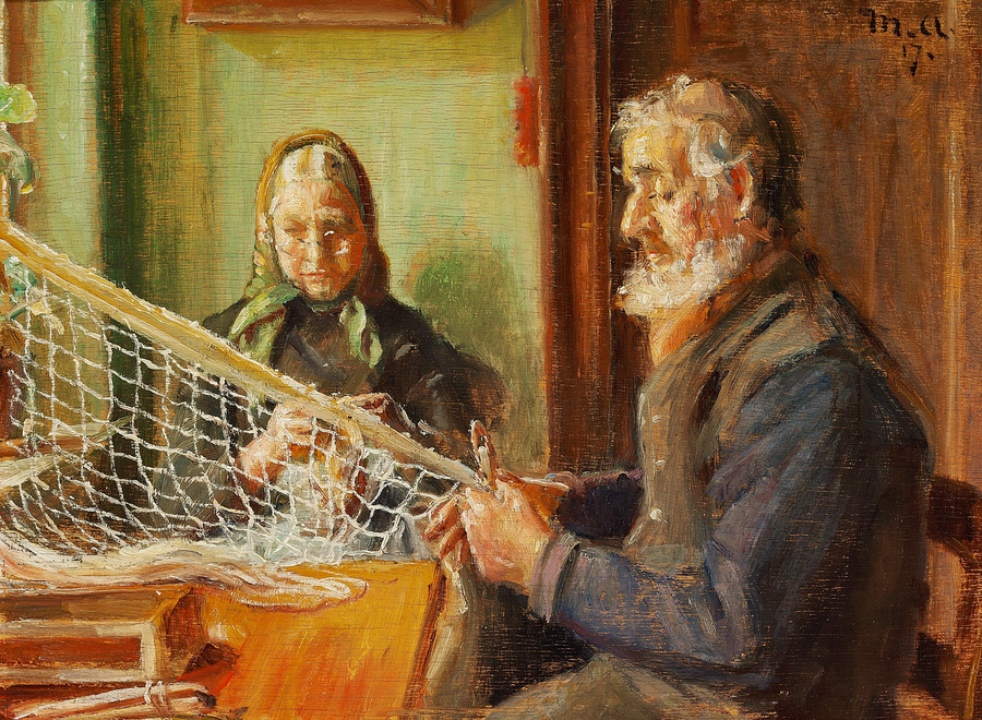 Repariere das Netz. -Michael Peter Ancher