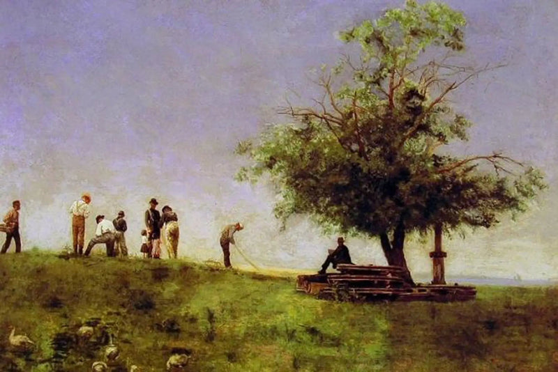 Reparieren des Netzes - Thomas Eakins