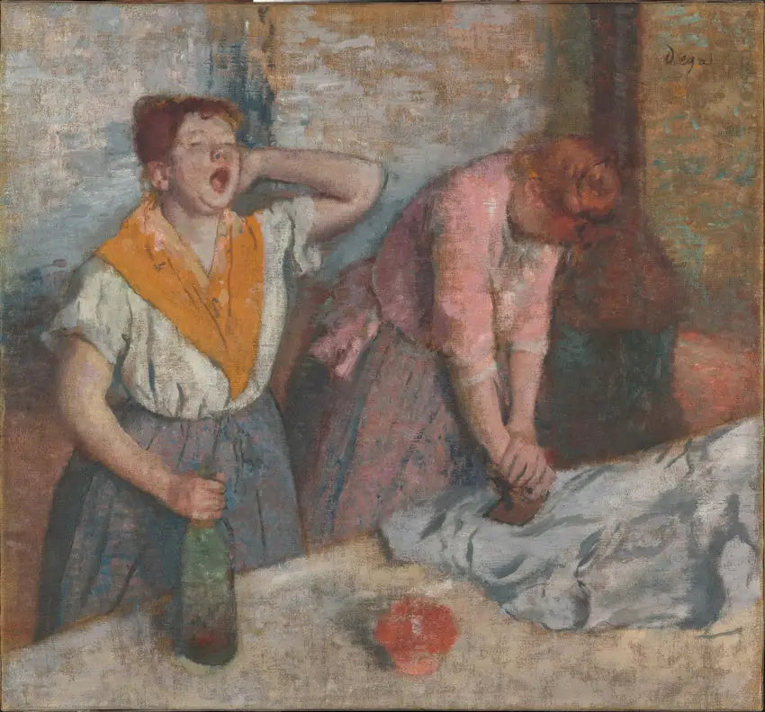 Repasseuses - Edgar Degas image 1 tableau peint à l’huile sur toile