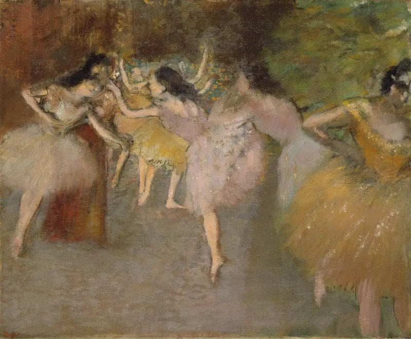 Wiederholung vor dem Ballett - Edgar Degas