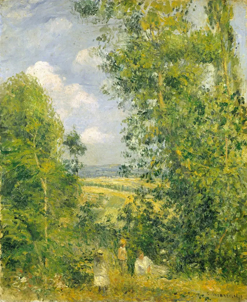 Ruhe im Wald (Küste der Gruouettes), Pontoise - Camille Pissarro