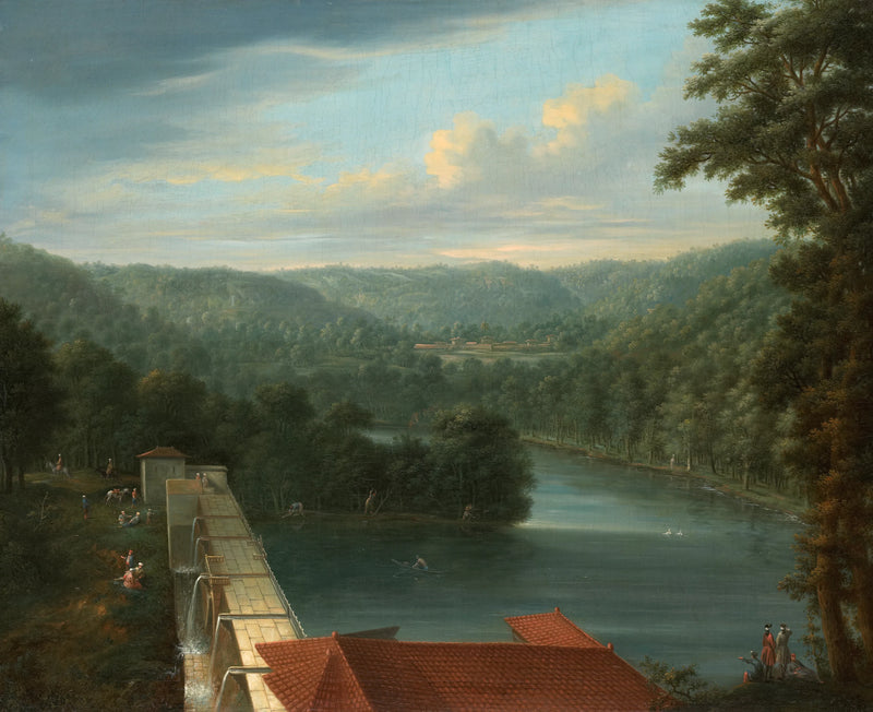 Les réservoirs d'eau, appelés coudes, dans la forêt de Belgrade - Johann Christian Vollerdt