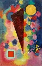 Résonance multicolore - Vassily Kandinsky image 1 reproduction artisanale de tableau