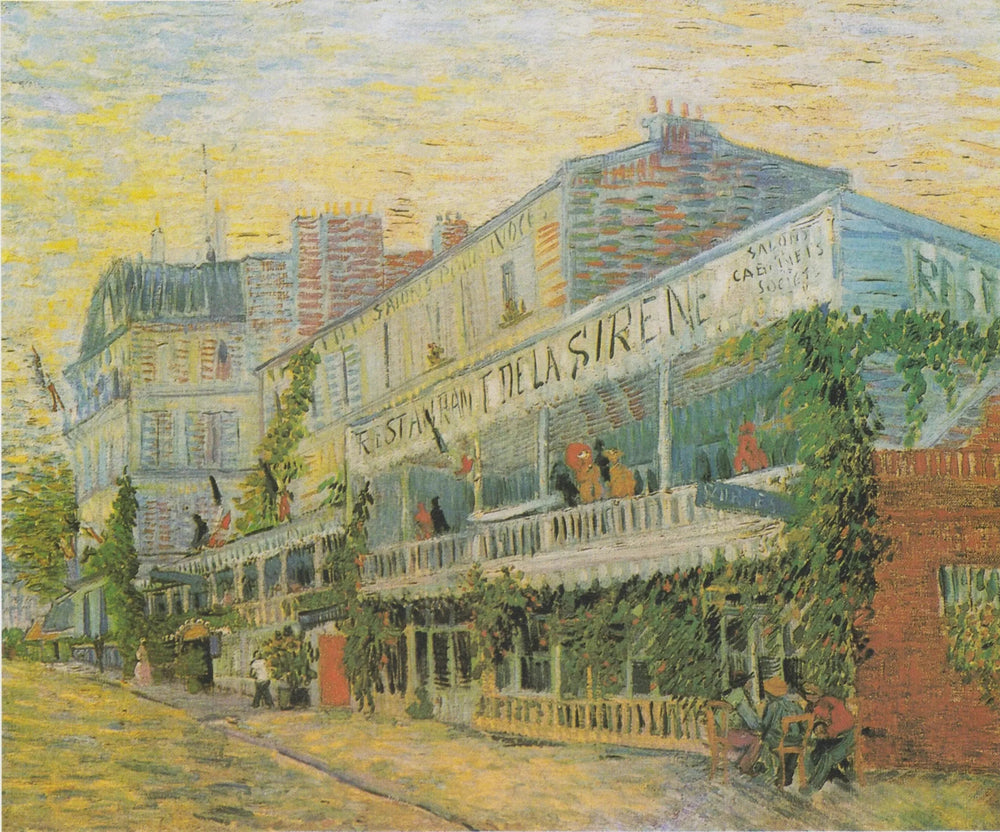 Restaurant de la Sirène à Asnières - Vincent van Gogh image 1 reproduction artisanale de tableau