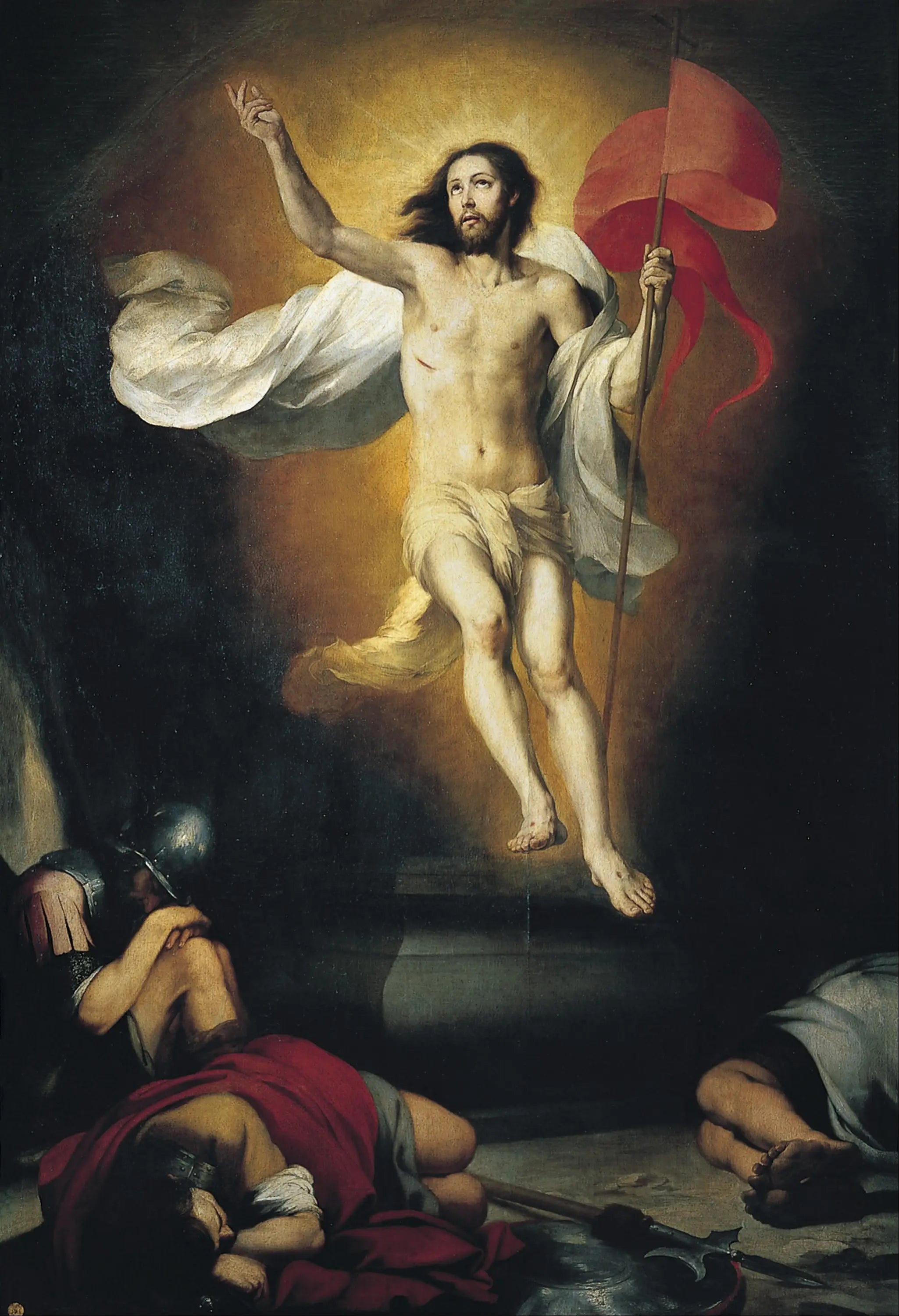 Resurrección del Señor - Bartolomé Esteban Murillo image 1 copie peinte à la main à l’huile