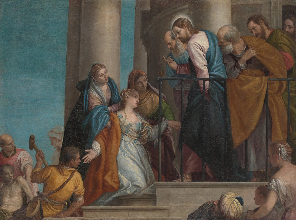 Résurrection à Naïn du fils de la veuve - Paul Véronèse image 1 reproduction d’œuvre d’art à l’huile