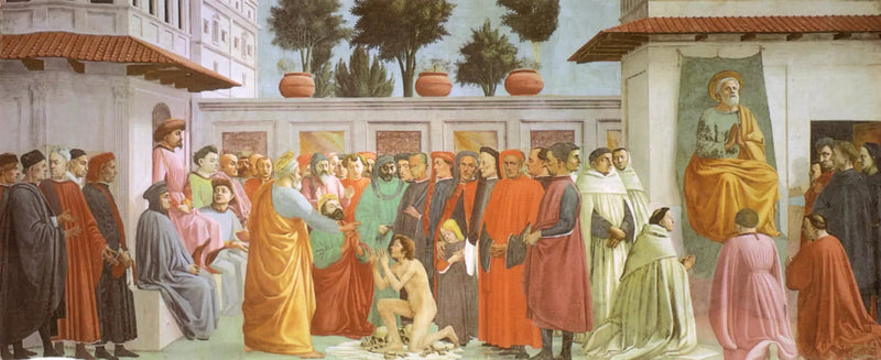 Auferstehung des Sohnes des Theophilus und des heiligen Petrus im Lehrstuhl - Filippino Lippi