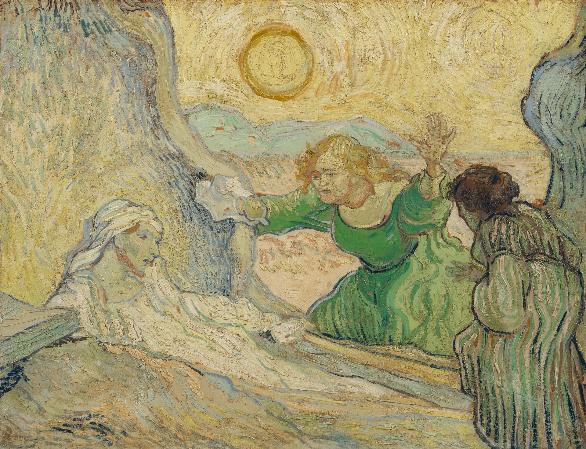 La Résurrection de Lazare d’après Rembrandt de Vincent van Gogh, Van Gogh Museum, s0169V1962