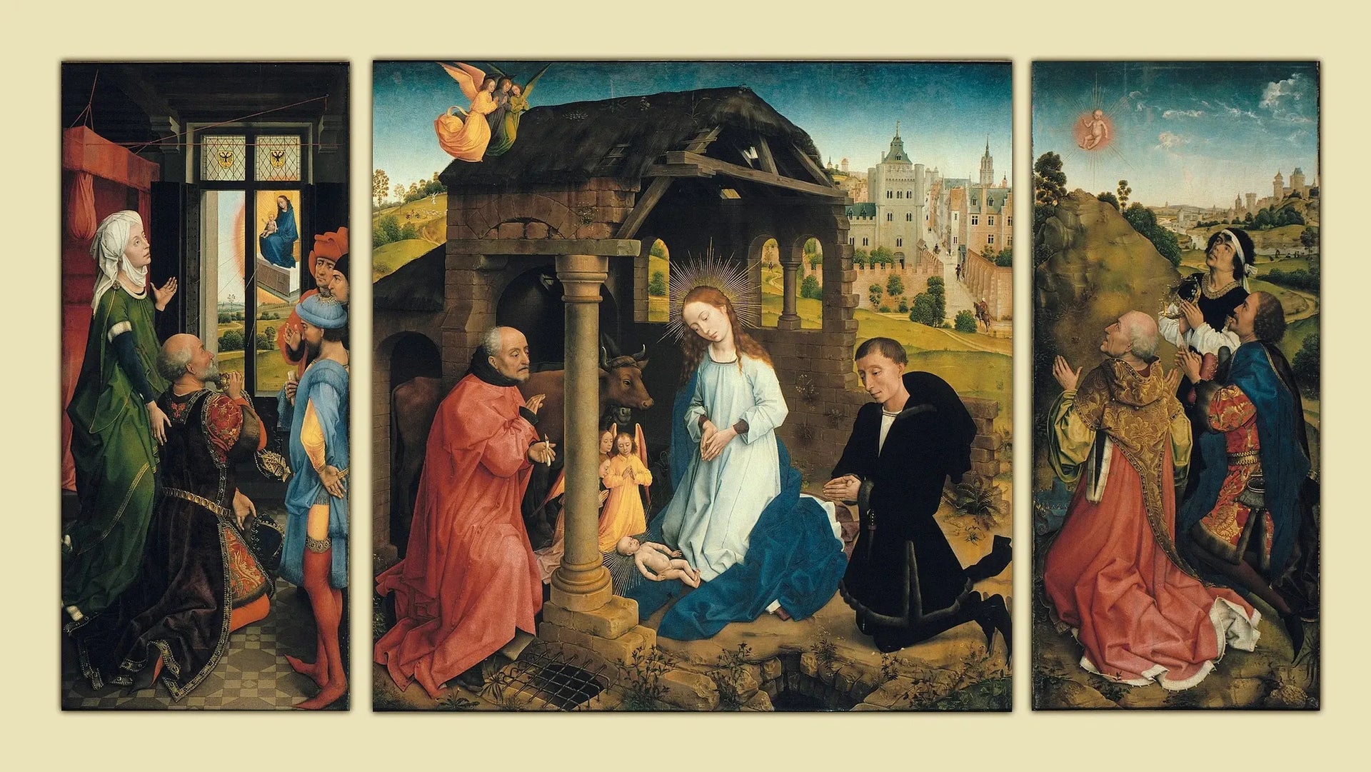 retable Bladelin - Rogier van der Weyden image 1 copie peinte à la main à l’huile