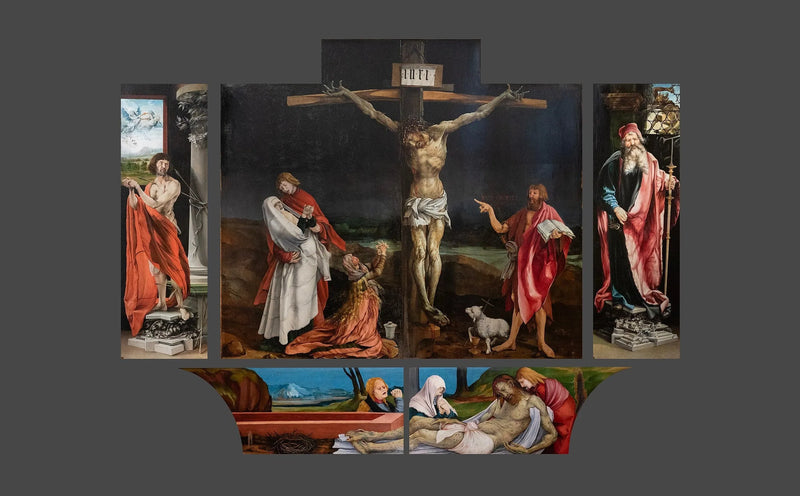 Verschlossener Retabel von Issenheim - Matthias Grünewald