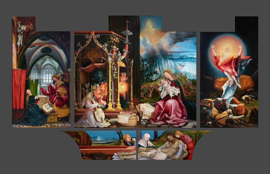 Retabel von Issenheim erste Öffnung - Matthias Grünewald