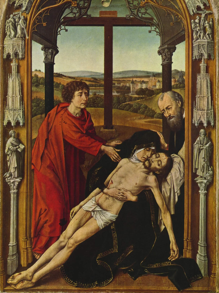 Kapellenretabel: Klage - Juan de Flandes