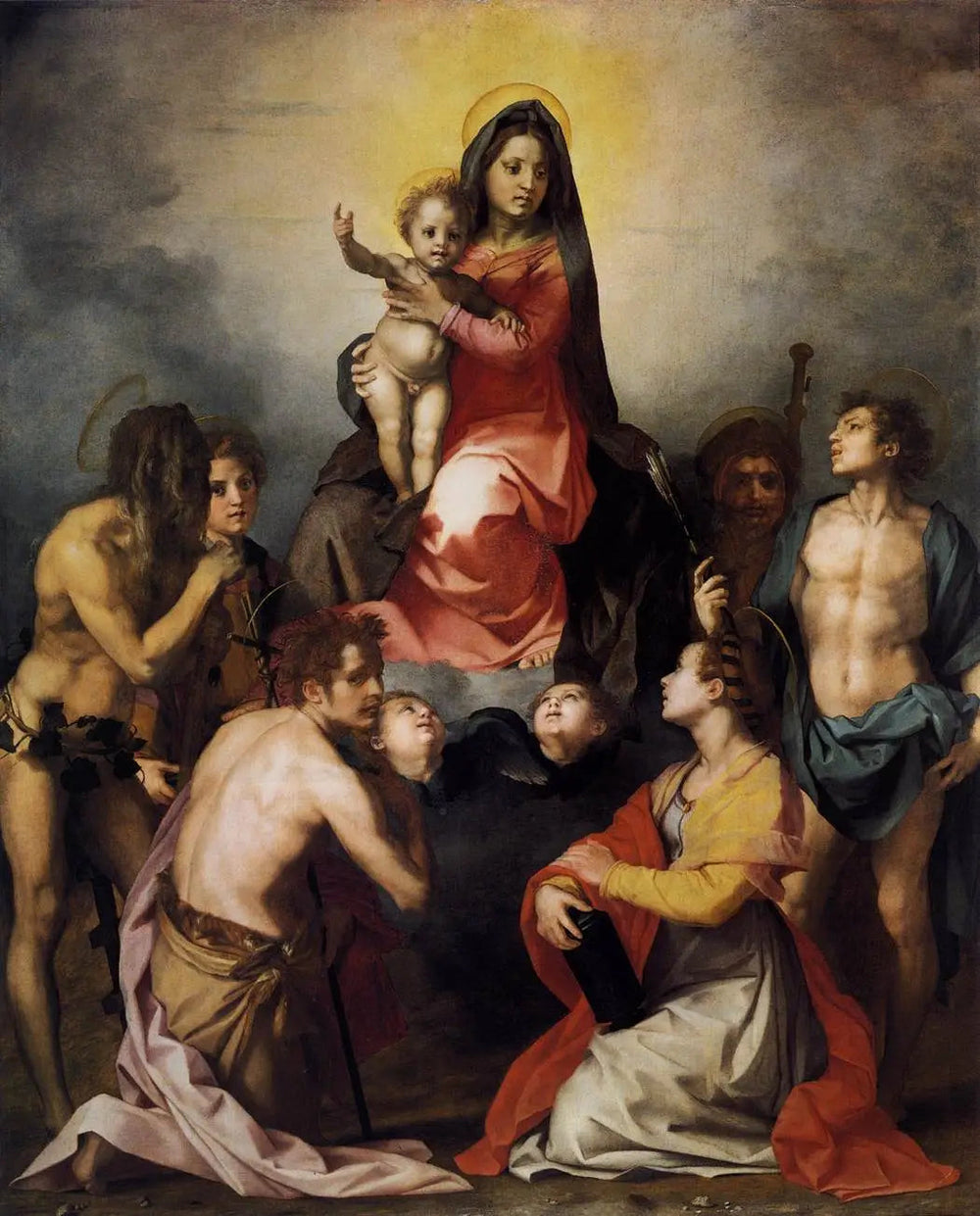 Retable de Gambassi - Andrea del Sarto image 1 reproduction d’œuvre d’art à l’huile
