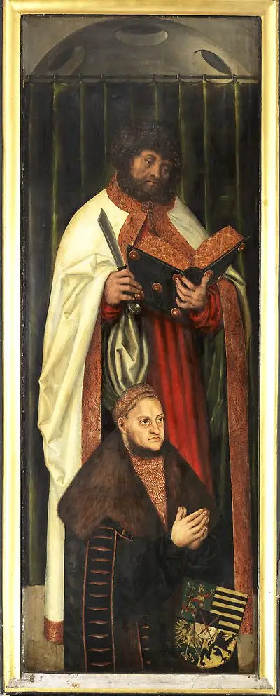 Altar der Kirche St. Katharina in Zwickau [linke Flügel] - Lucas Cranach der Ältere