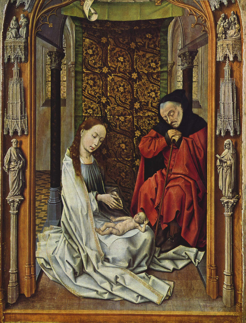Altar der königlichen Kapelle: Heilige Familie - Juan de Flandes