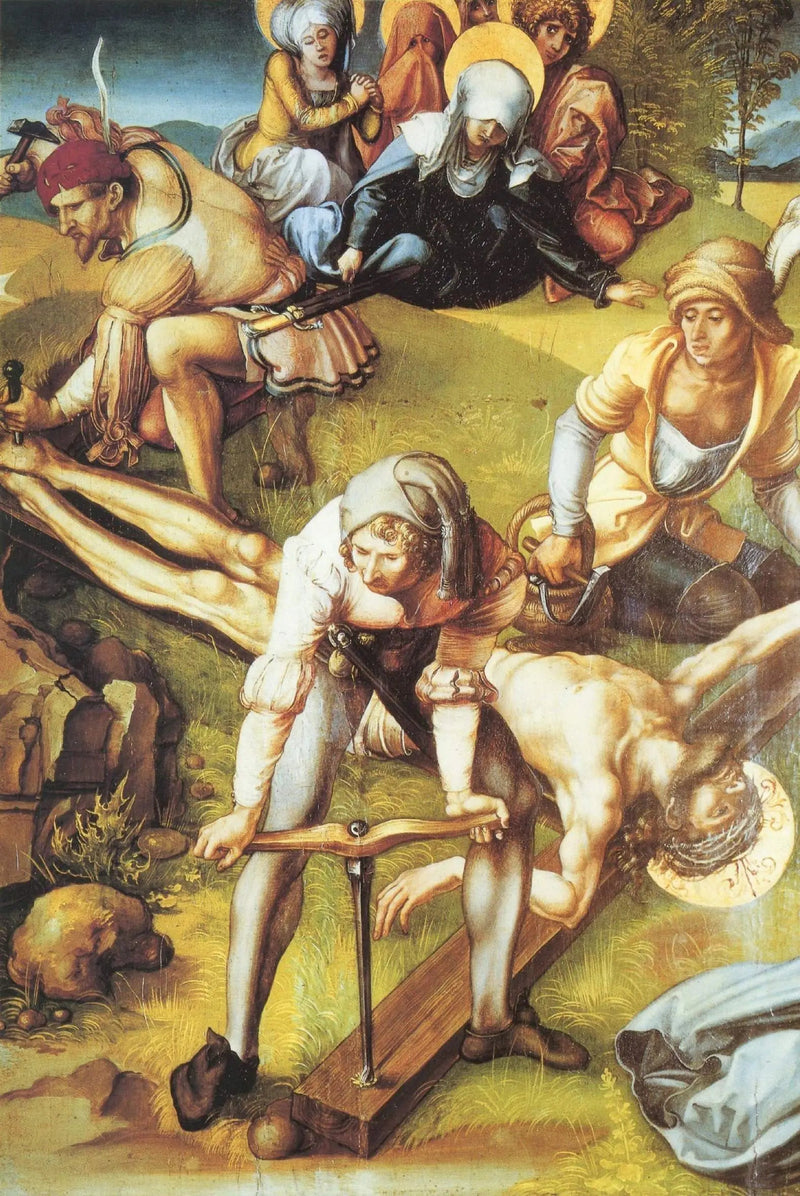 Retabel der Mater Dolorosa, Szene: Der gekreuzigte Christus - Albrecht Dürer