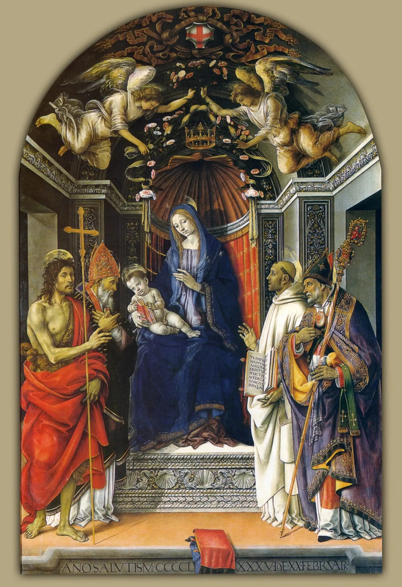 Altarbild der Seigneurie - Fra Filippo Lippi
