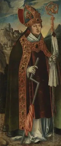 Retabel von Pfirtscher: Heiliger Erasmus - Lucas Cranach der Ältere