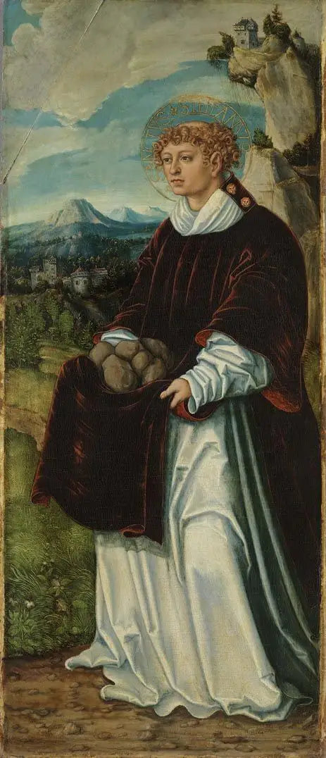 Altar von Pfirtscher: Saint Étienne - Lucas Cranach der Ältere
