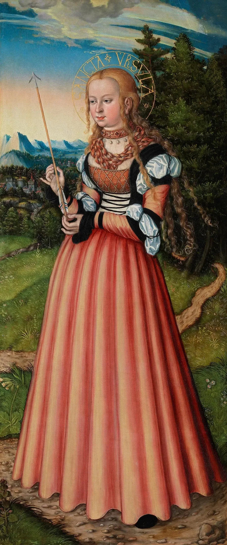 Altar von Pfirtscher: Heilige Ursula - Lucas Cranach der Ältere