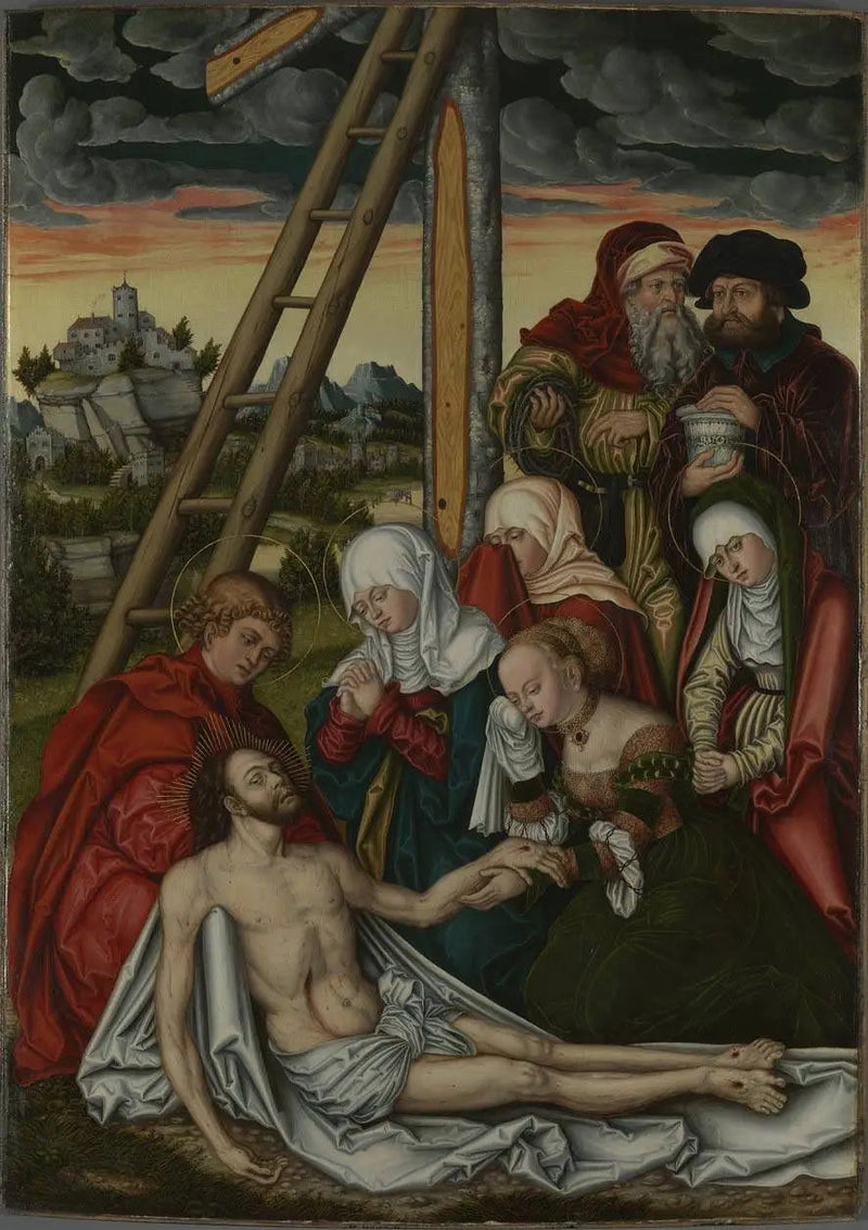 Altar aus Stein und Paul: Die Klage Christi - Lucas Cranach der Ältere