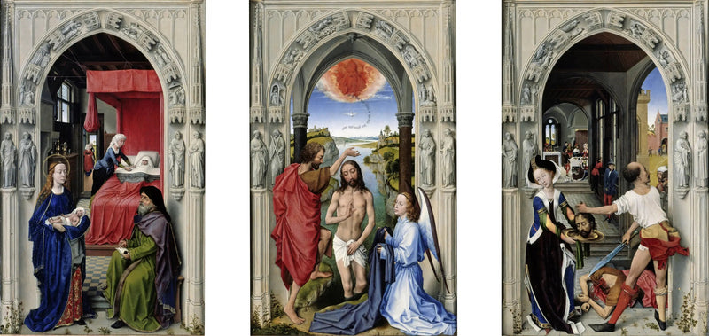 Tafel des heiligen Johannes des Täufers - Rogier van der Weyden