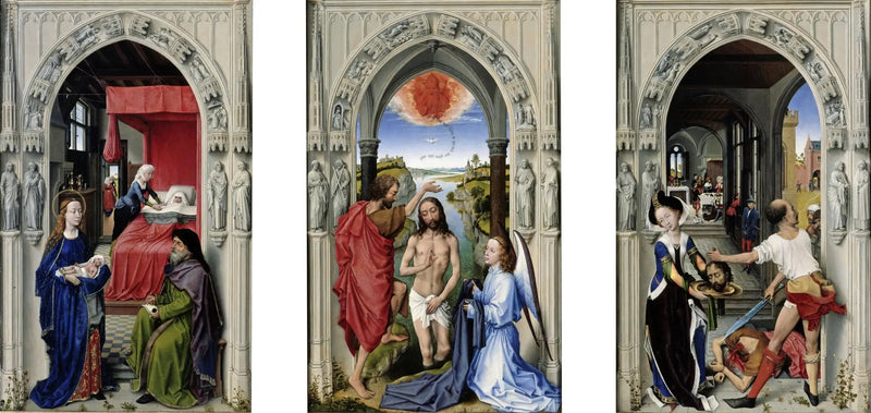 Tafel des heiligen Johannes des Täufers - Rogier van der Weyden