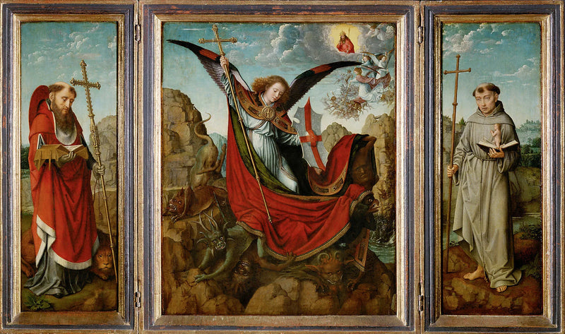 Altarbild des heiligen Michael - Gérard David