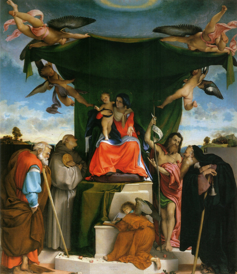 Altarbild von San Bernardino in Pignolo - Lorenzo Lotto