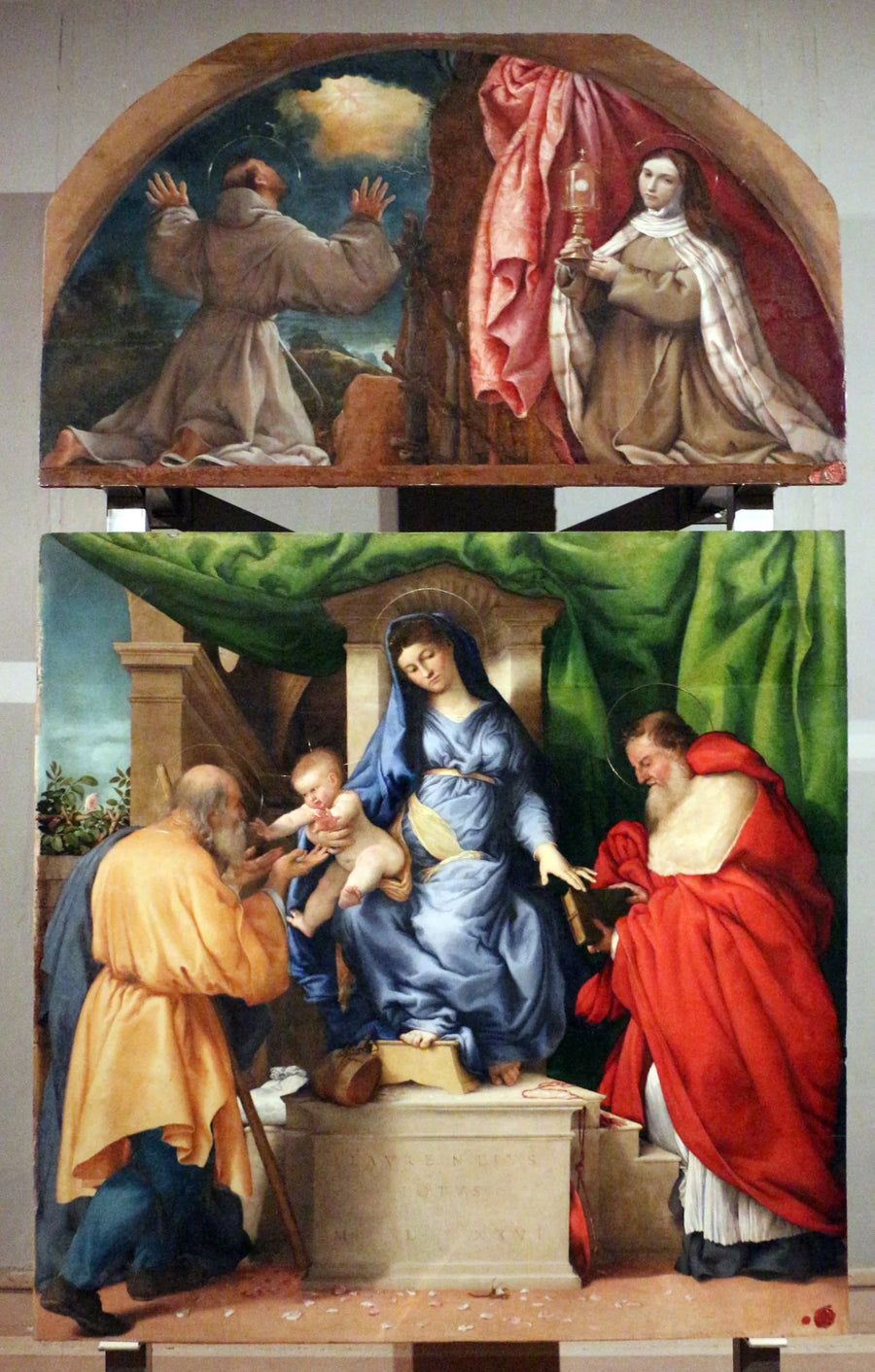 Altarbild von San Francesco al Monte - Lorenzo Lotto