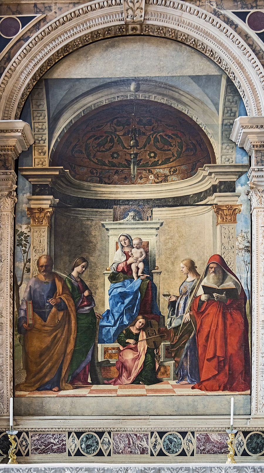 San Zaccaria Altarbild - Giovanni Bellini