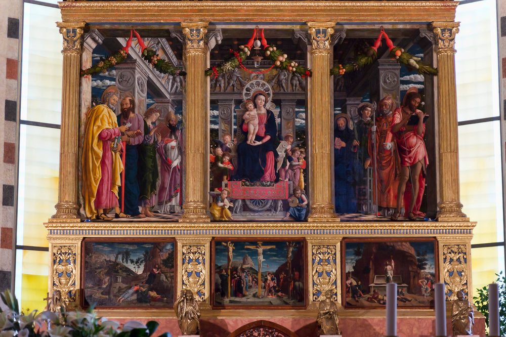 retable de San Zeno - Andrea Mantegna image 1 reproduction de peinture à l’huile
