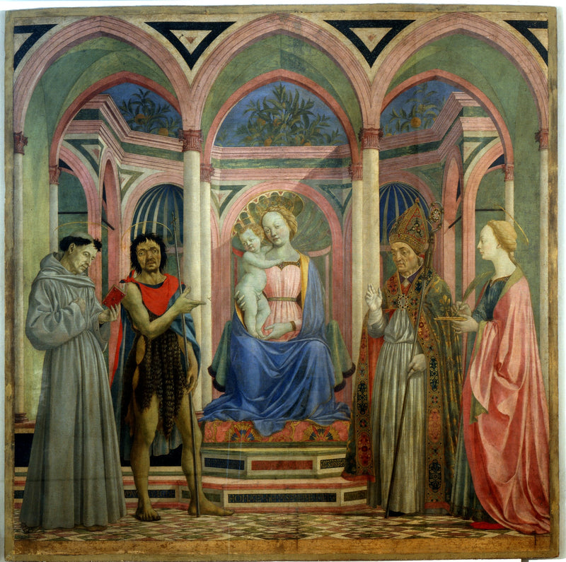 Altarbild von Santa Lucia dei Magnoli - Domenico Veneziano