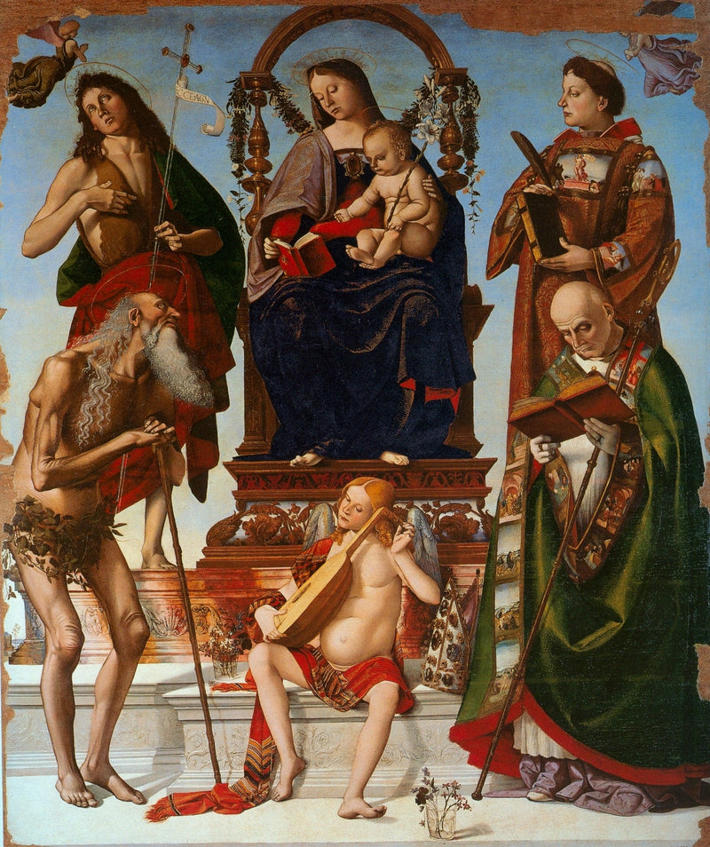 Altarbild von Sant'Onofrio - Luca Signorelli