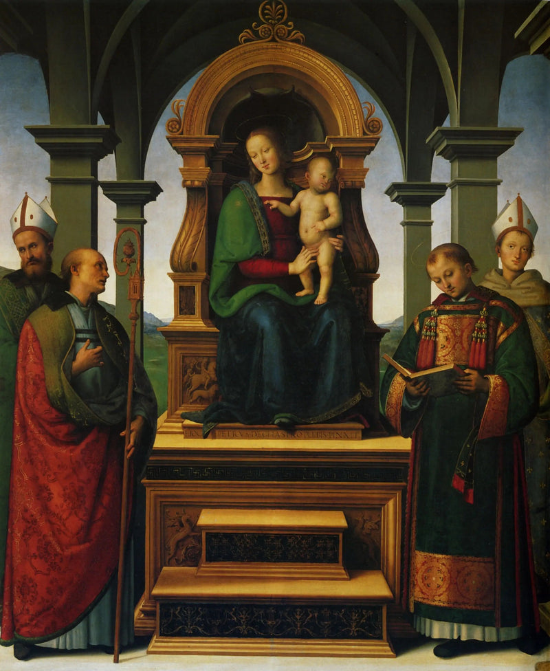 Tafel der Decemvirs - Pietro Perugino