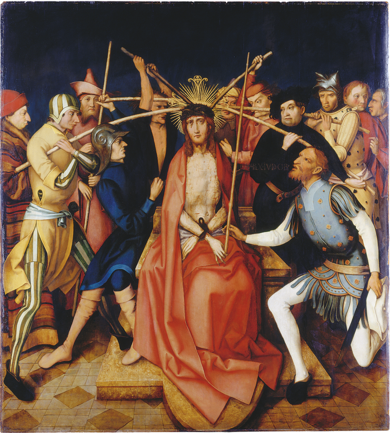 Dominikanischer Altar in Frankfurt: Christus mit Dornenkrone - Hans Holbein der Ältere