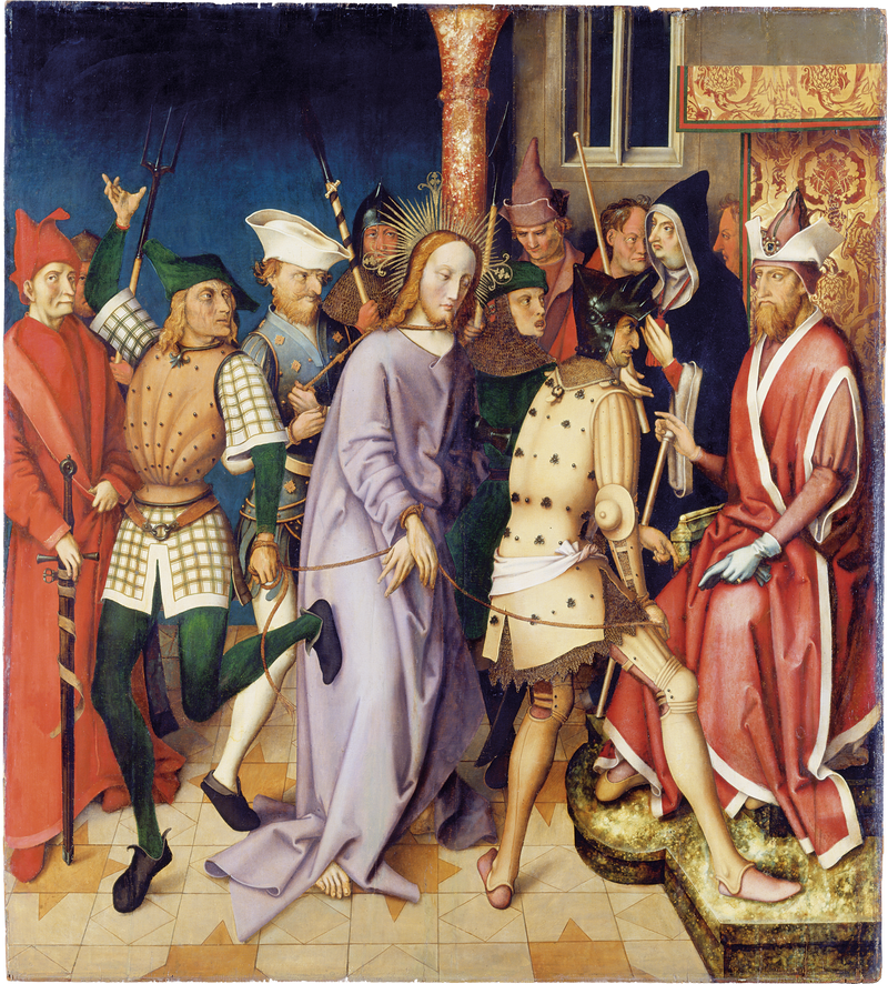 Dominikanischer Altar aus Frankfurt: Christus vor Pontius Pilatus - Hans Holbein der Ältere