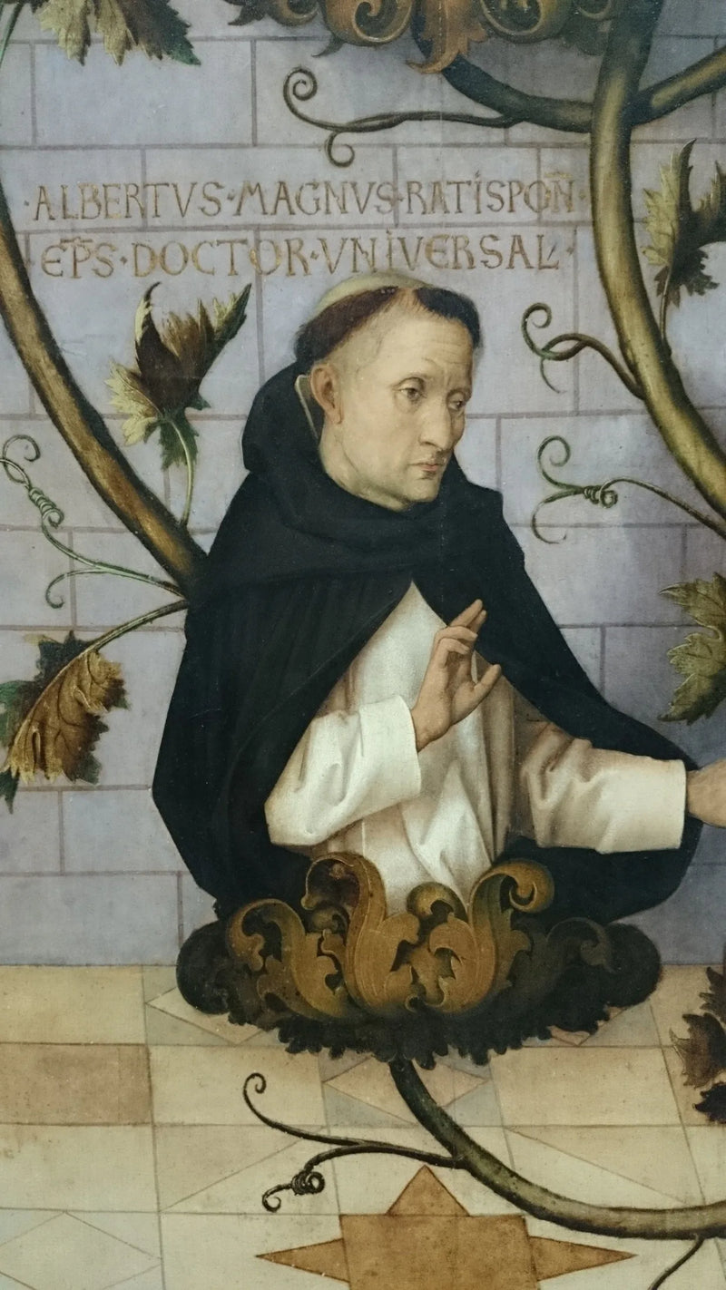 Dominikanischer Altar aus Frankfurt: Linie des dominikanischen Ordens (unterer Teil) - Hans Holbein der Ältere
