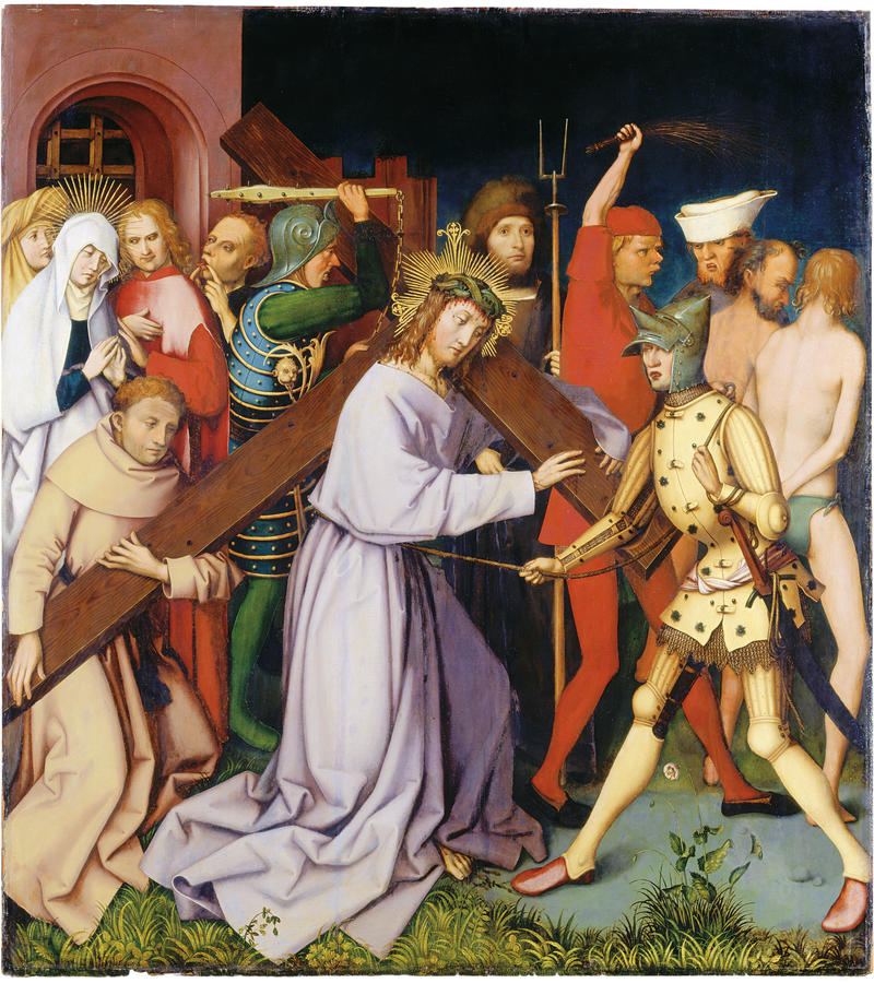 Dominikanischer Altar in Frankfurt: Kreuzweg - Hans Holbein der Ältere