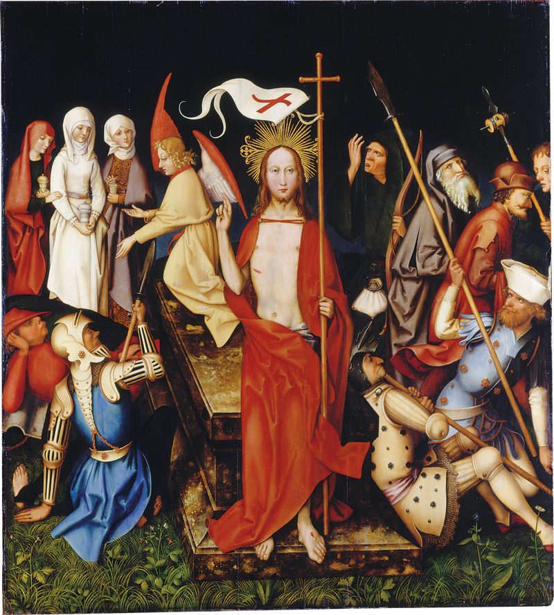Dominikanischer Altar in Frankfurt: Auferstehung - Hans Holbein der Ältere