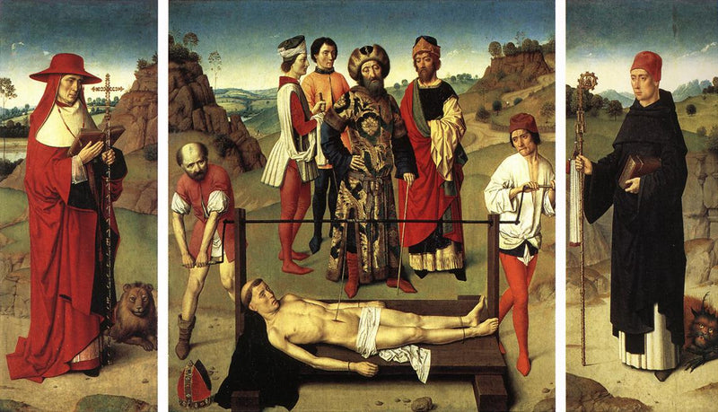 Altarbild des Märtyrers des heiligen Erasmus - Dirk Bouts